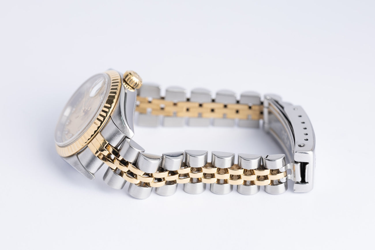 Rolex Lady-Datejust 26mm Stahl/Gold "Diamond Dial" Automatik 69173 - Detailansicht 5