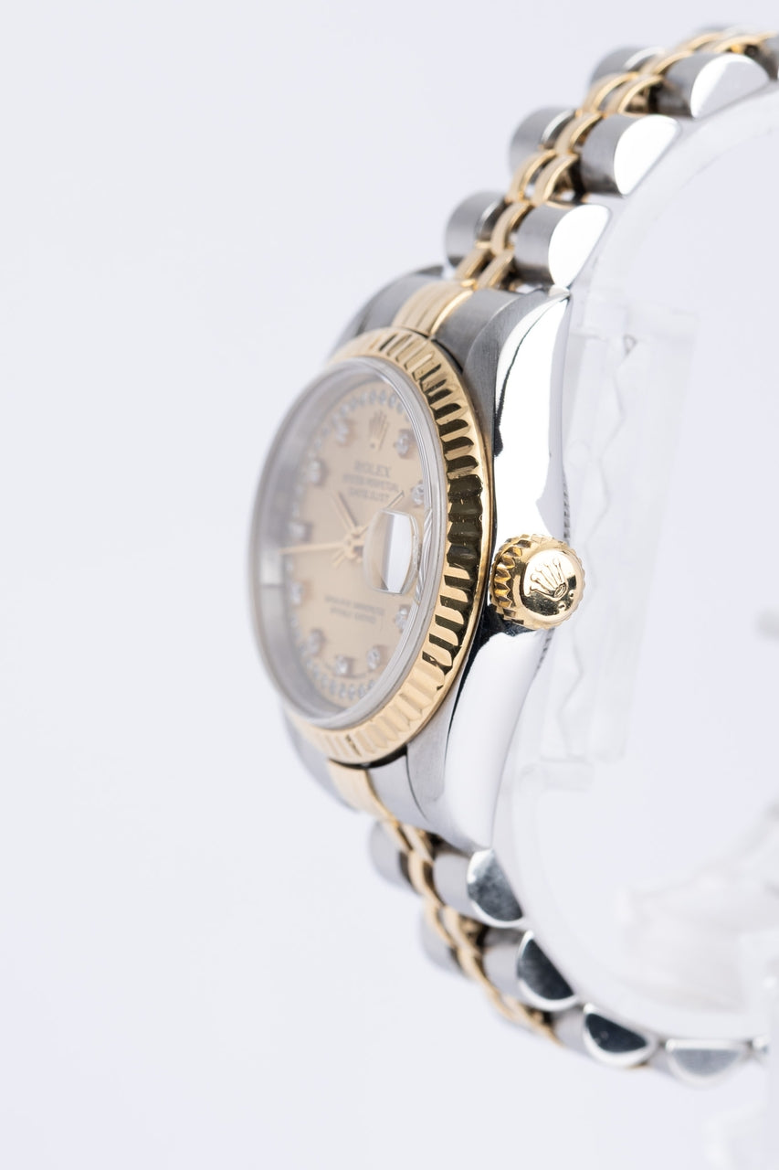 Rolex Lady-Datejust 26mm Stahl/Gold "Diamond Dial" Automatik 69173 - Detailansicht 1