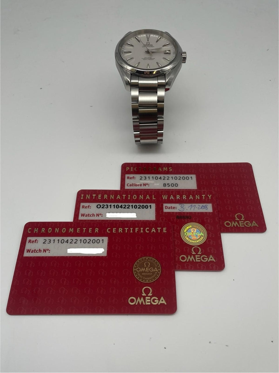 Omega Seamaster Aqua Terra 41,5mm Automatik 23110422102001 - Papiere und oder Lieferumfang