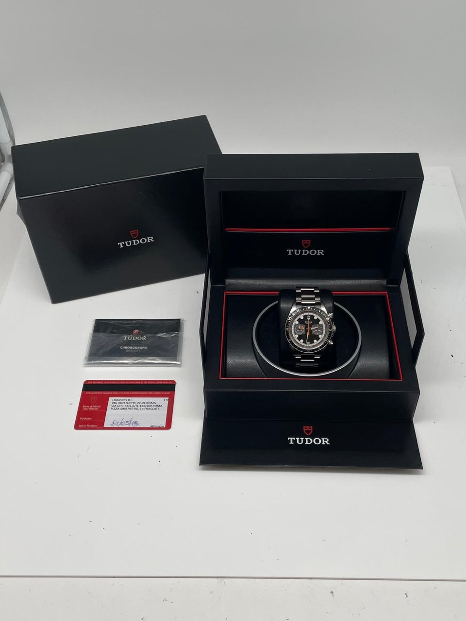 Tudor Heritage Chrono Automatik Herrenuhr 70330N - Papiere und oder Lieferumfang