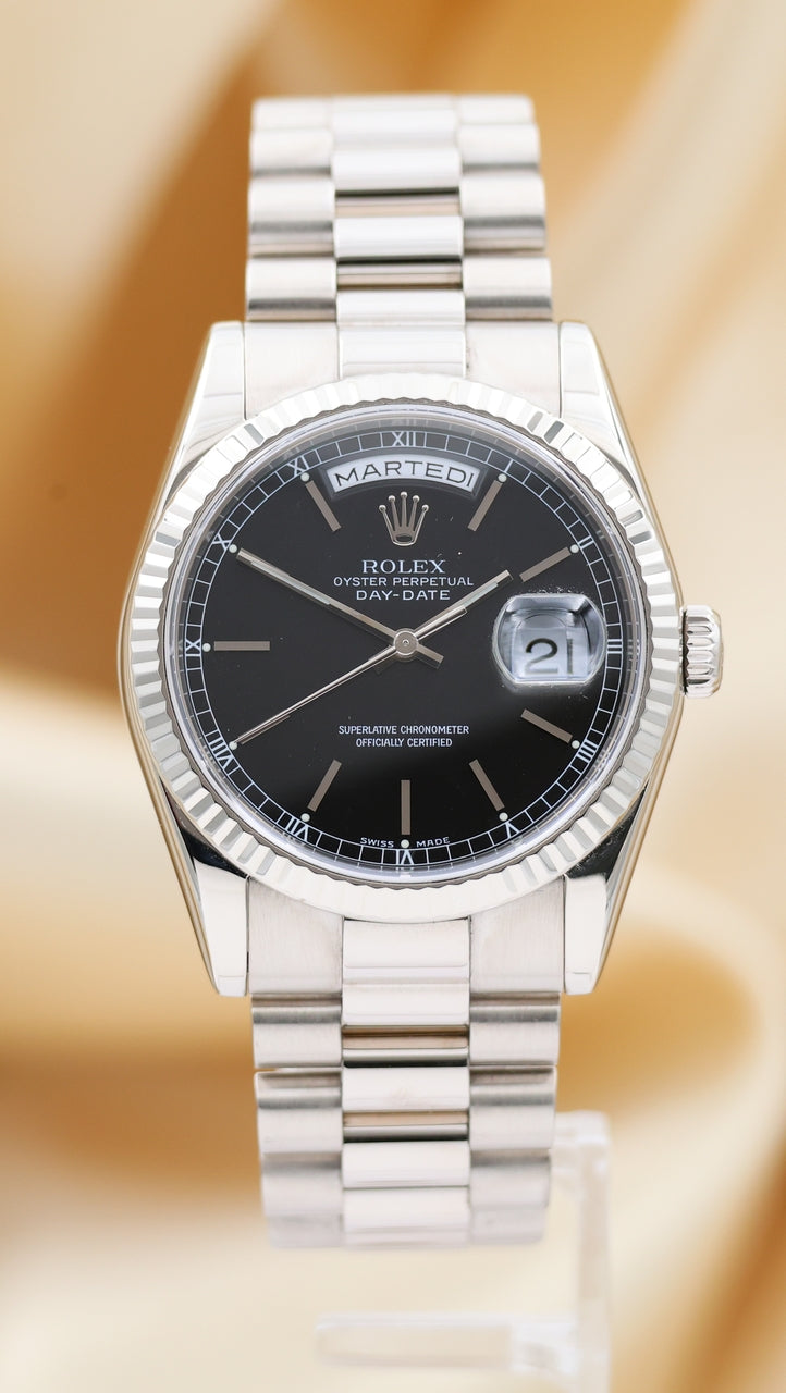 Rolex  Day-Date 36 Weißgold Automatik Herrenuhr  118239 - Thumbnail