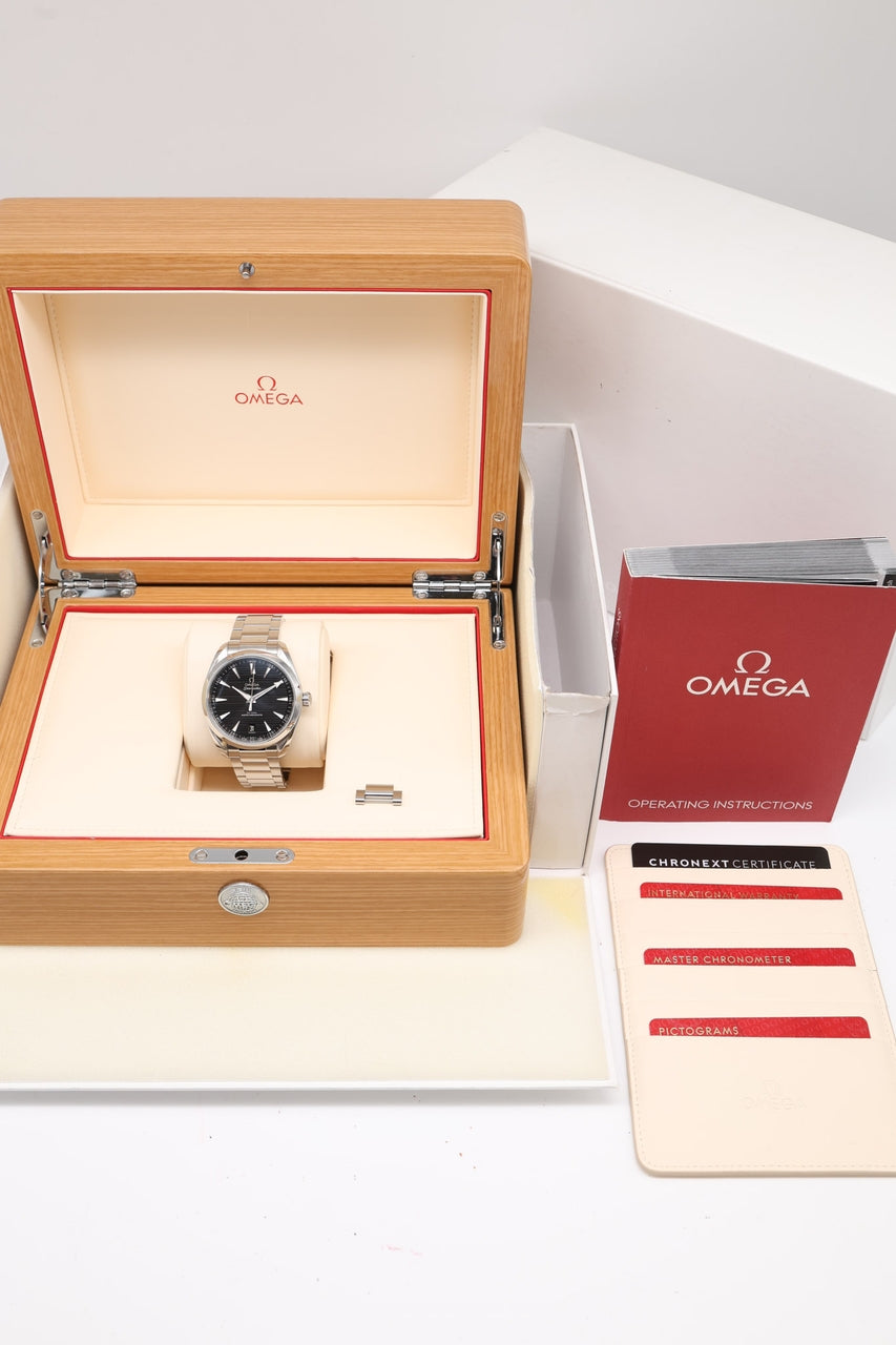 Omega Seamaster Aqua Terra 41mm Automatik Herrenuhr 22010412101001 - Papiere und oder Lieferumfang