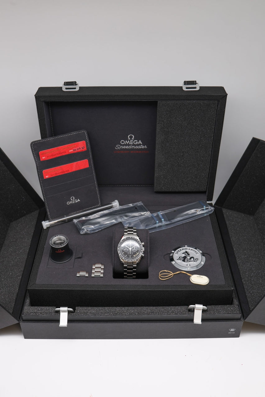 Omega Speedmaster Professional Moonwatch 42mm Handaufzug 31130423001005 - Papiere und oder Lieferumfang