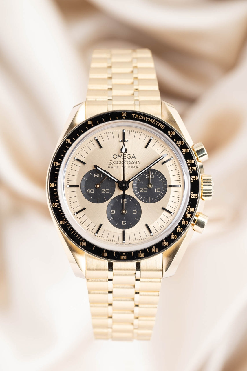 Omega Speedmaster 18K Moonshine Gold Handaufzug 31030425001001 - Thumbnail