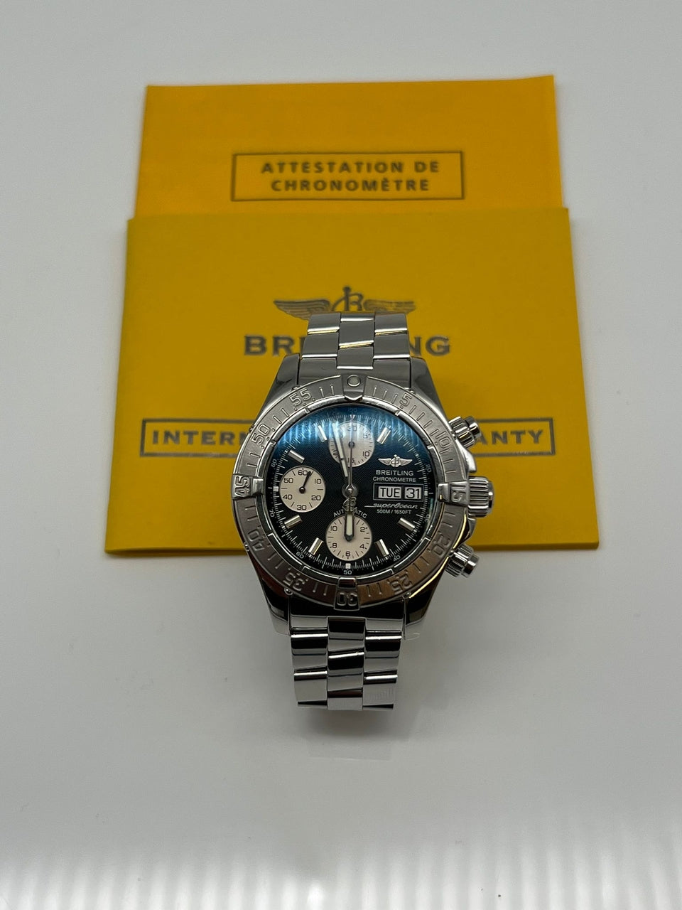 Breitling Superocean Chronograph II 42mm Automatik A13340 - Papiere und oder Lieferumfang