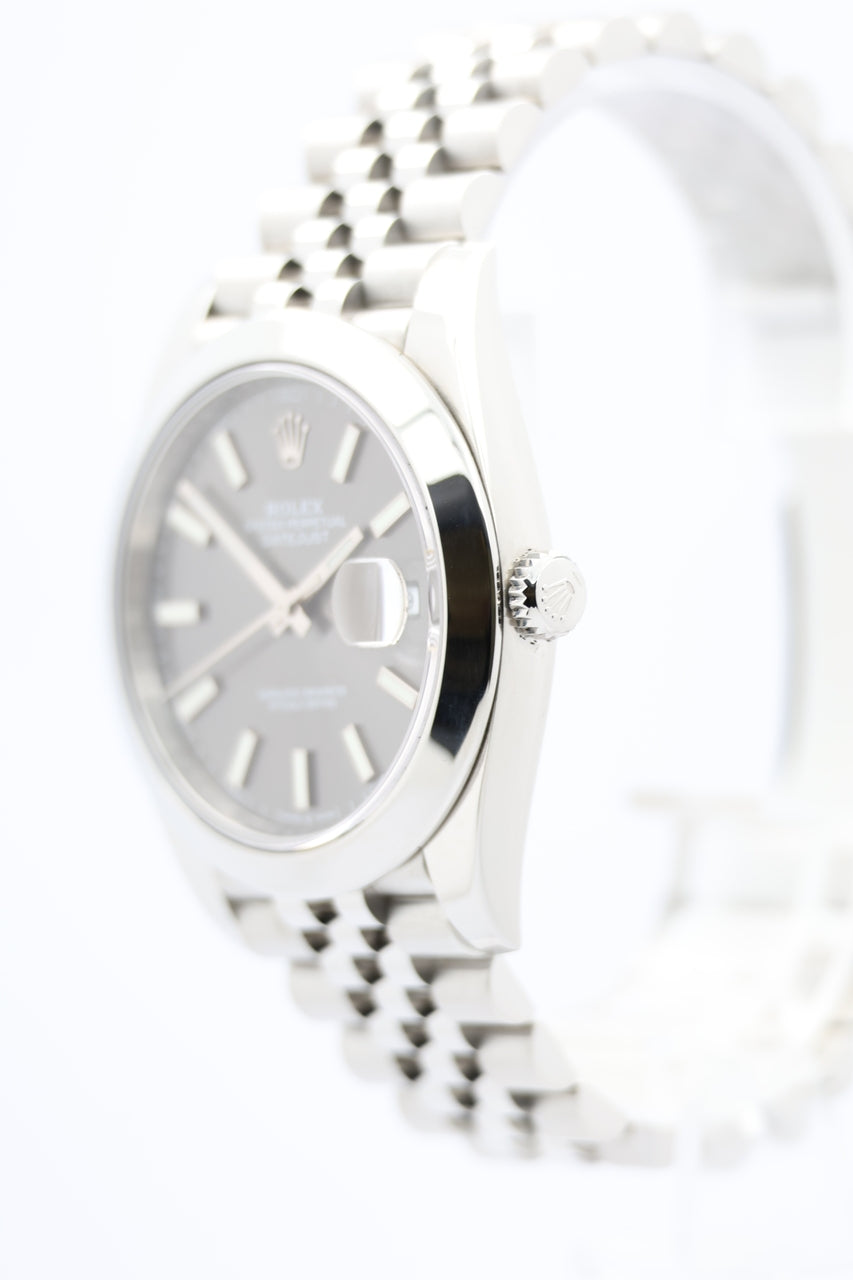 Rolex Datejust 41mm Automatik Herrenuhr Grau Jubilee 126300 - Detailansicht 1