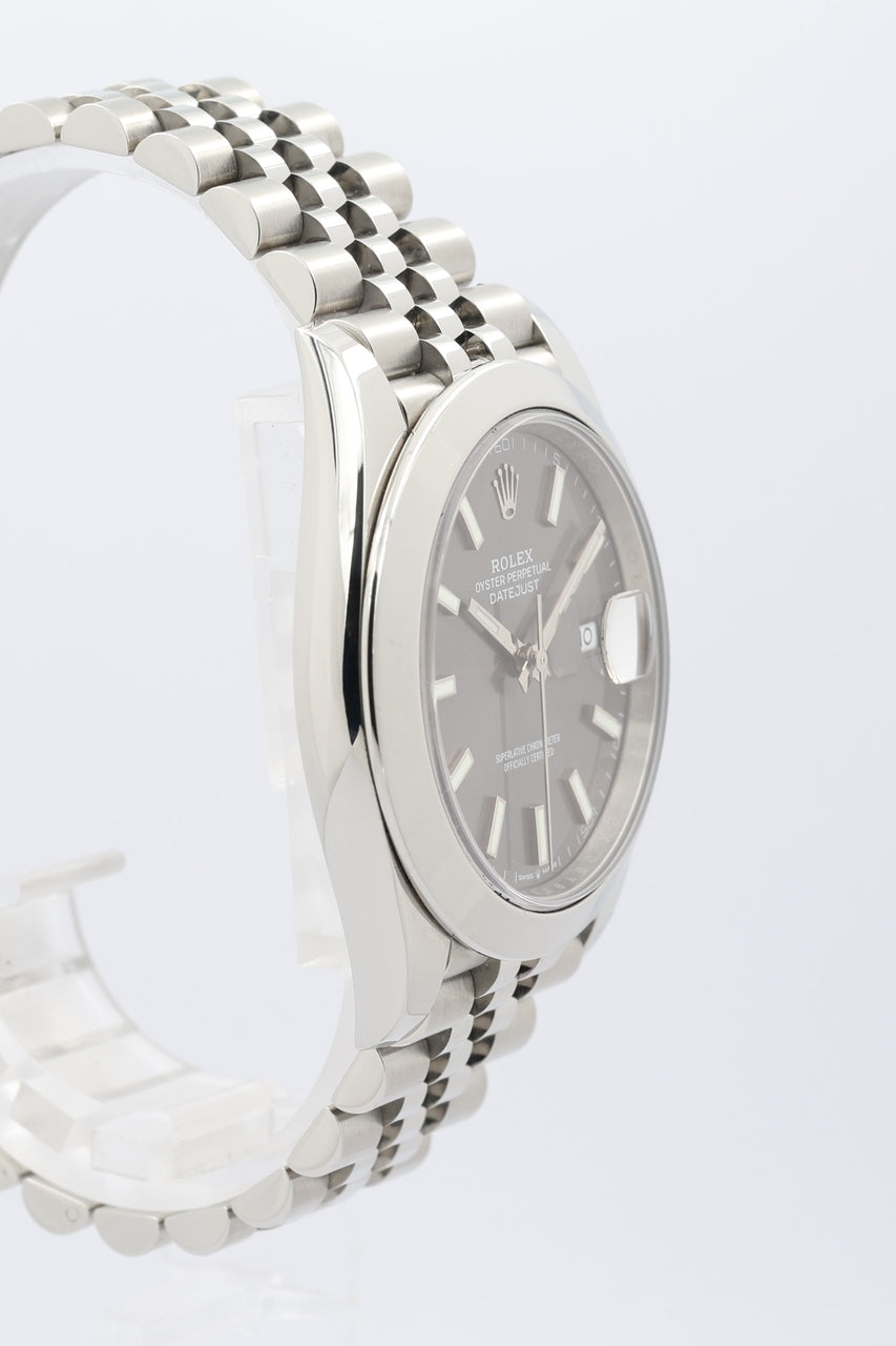 Rolex Datejust 41mm Automatik Herrenuhr Grau Jubilee 126300 - Detailansicht 1