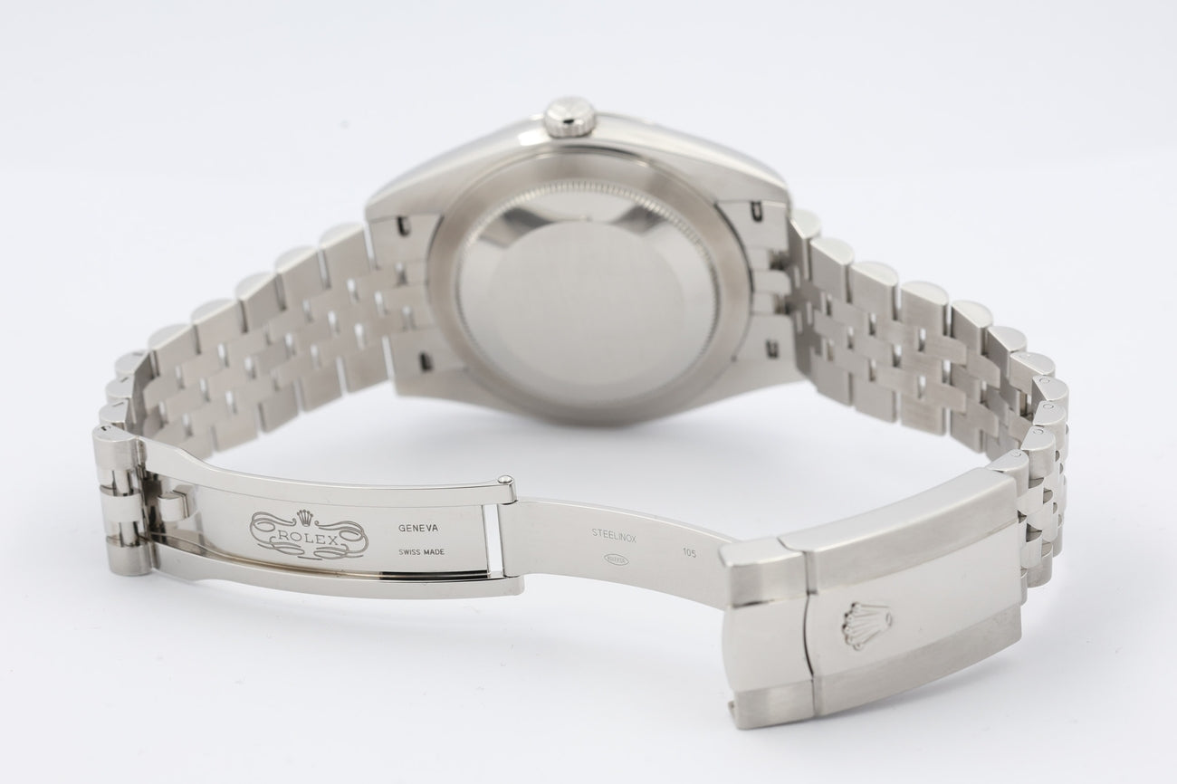 Rolex Datejust 41mm Automatik Herrenuhr Grau Jubilee 126300 - Detailansicht 8