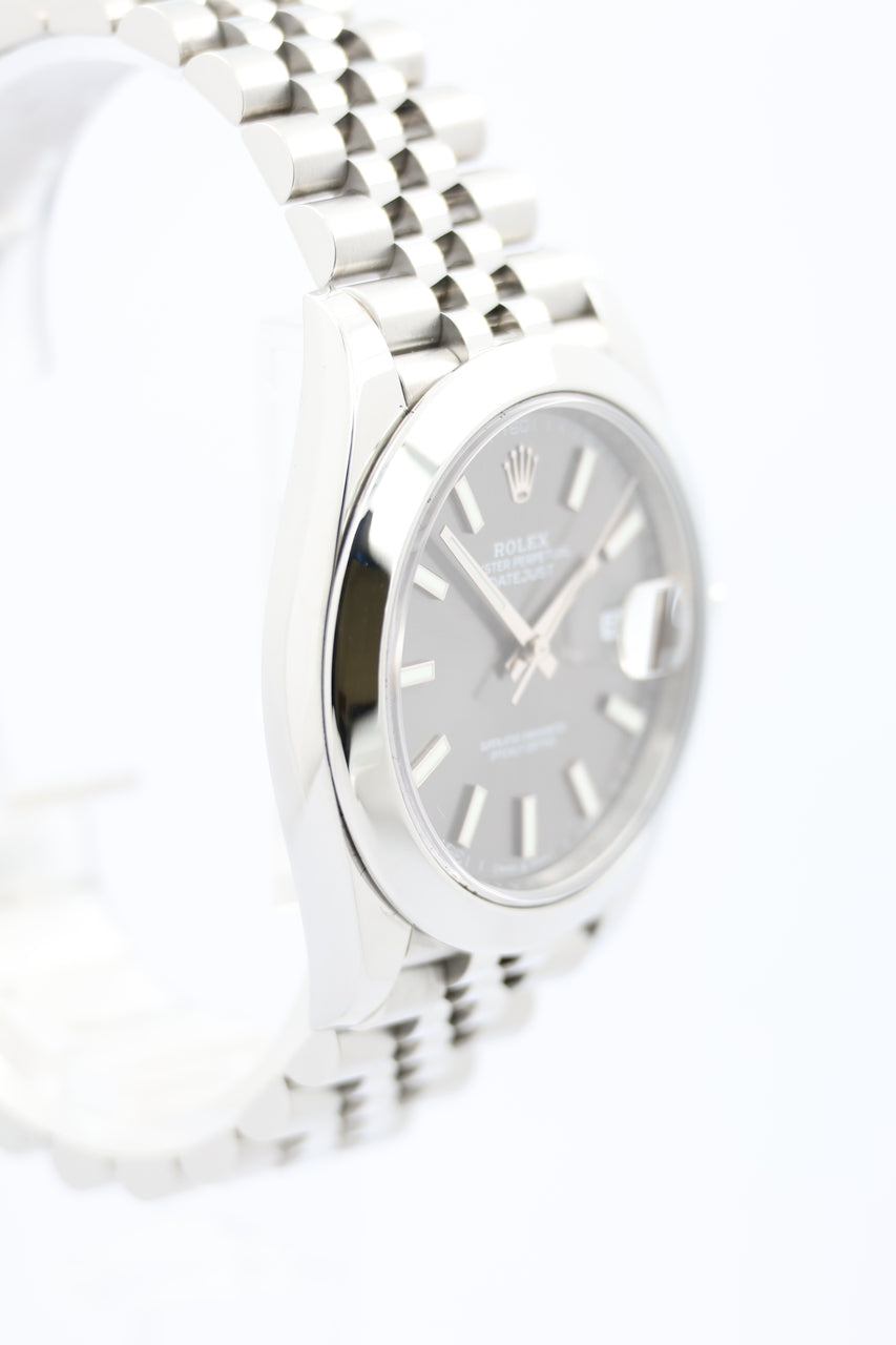 Rolex Datejust 41mm Automatik Herrenuhr Grau Jubilee 126300 - Detailansicht 2