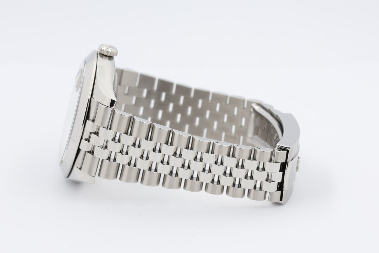 Rolex Datejust 41mm Automatik Herrenuhr Grau Jubilee 126300 - Detailansicht 5