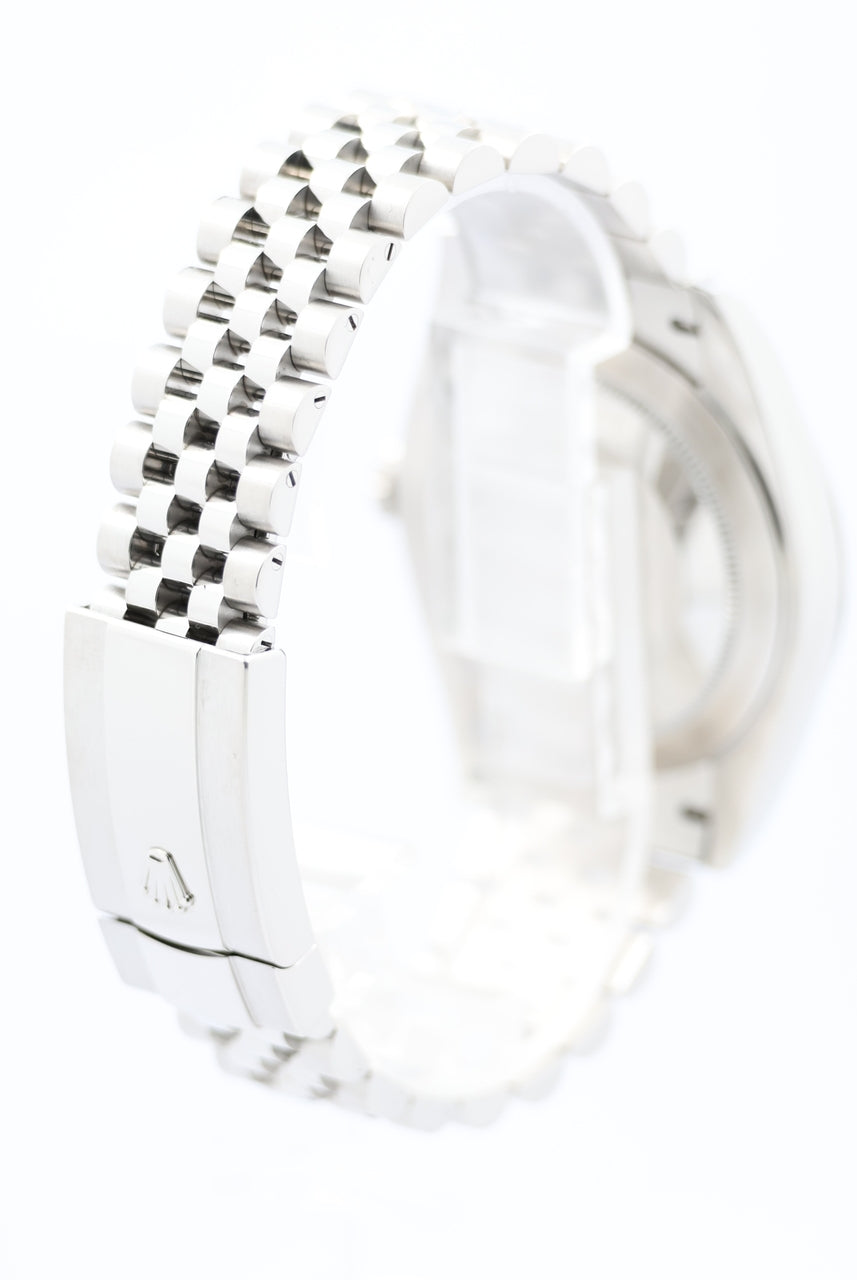 Rolex Datejust 41mm Automatik Herrenuhr Grau Jubilee 126300 - Detailansicht 4