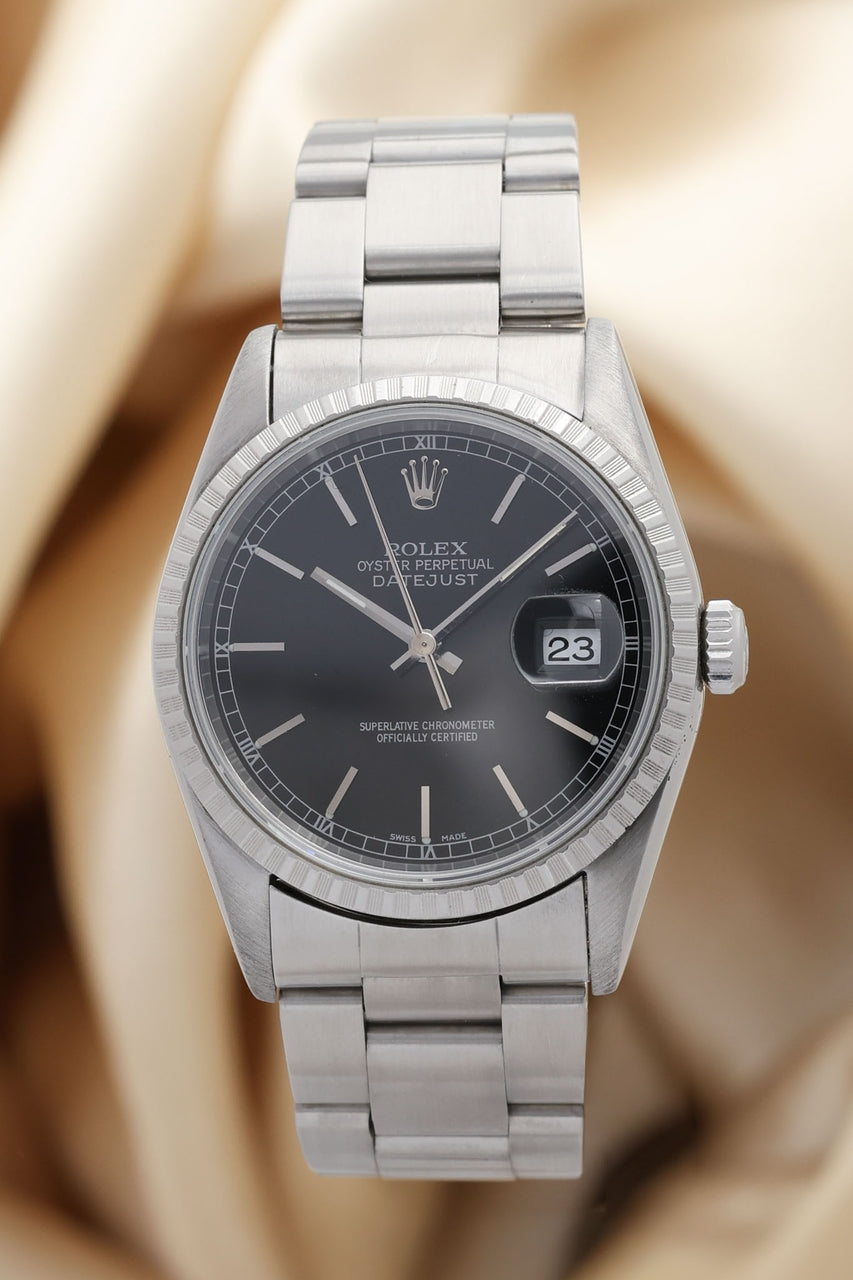 Rolex Datejust 36mm Automatik Herrenuhr  16220 - Thumbnail