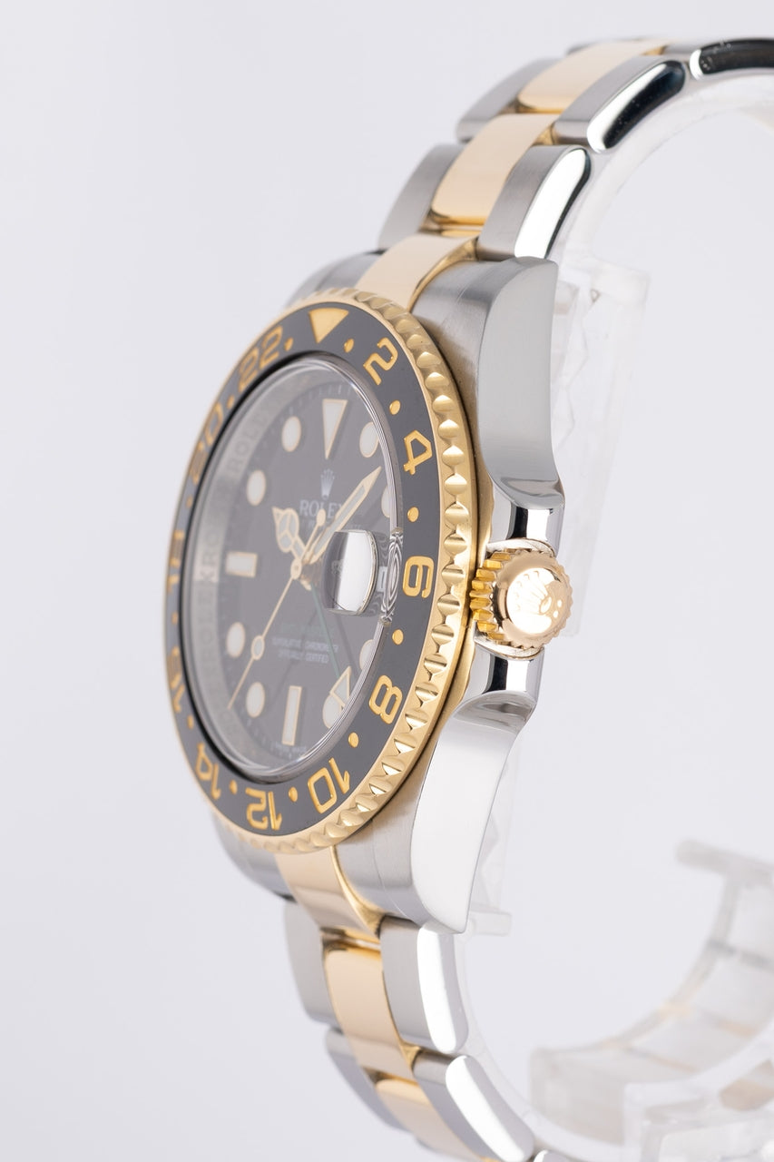 Rolex GMT-Master II Stahl/Gold 40mm Herrenuhr 116713LN - Detailansicht 1