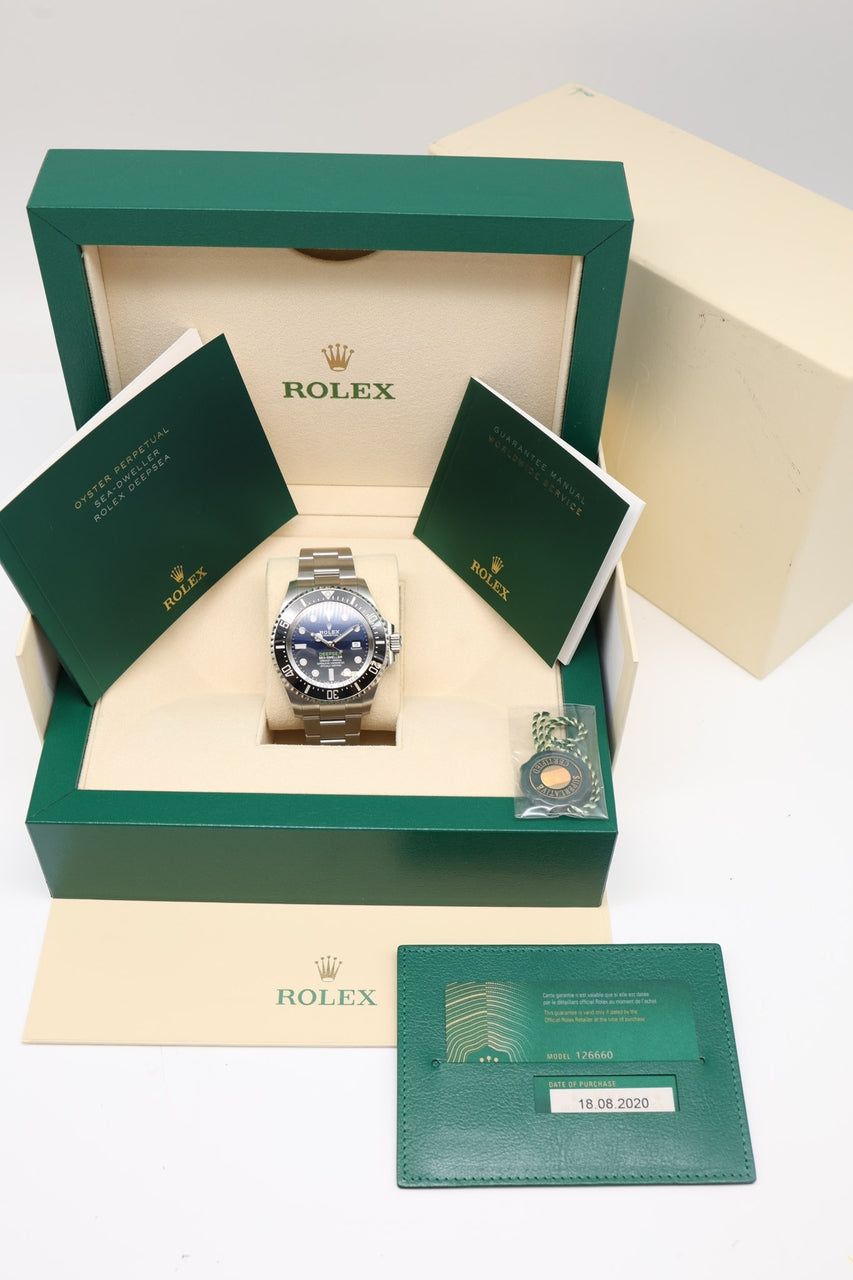 Rolex Sea-Dweller Deepsea 44mm "James Cameron" Automatik 126660 - Papiere und oder Lieferumfang