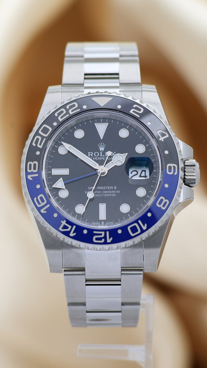 Rolex GMT Master II 'Batman' 40mm Automatik NEU 126710BLNR - Thumbnail