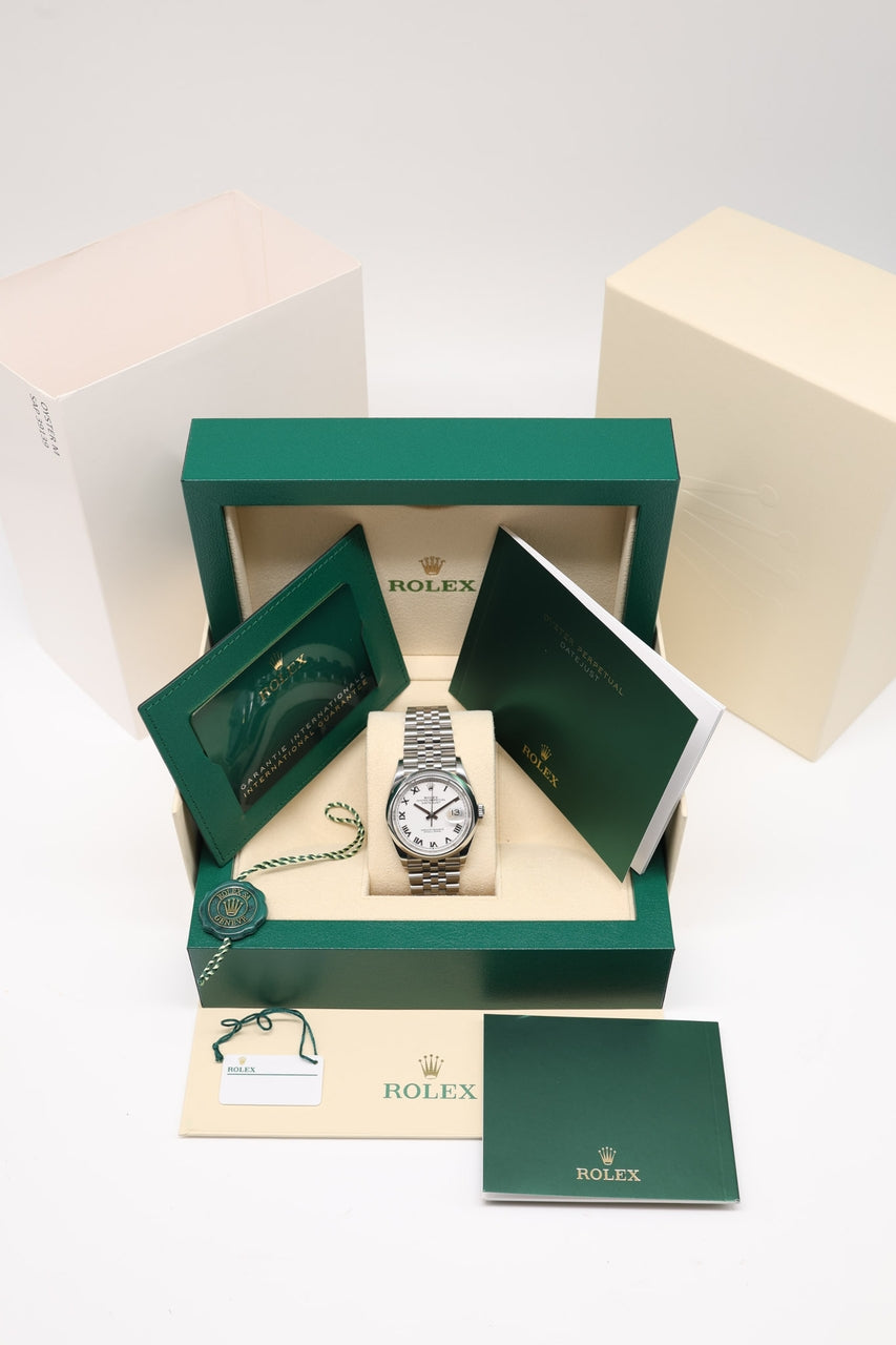 Rolex Datejust 36mm Automatik  126200 - Papiere und oder Lieferumfang