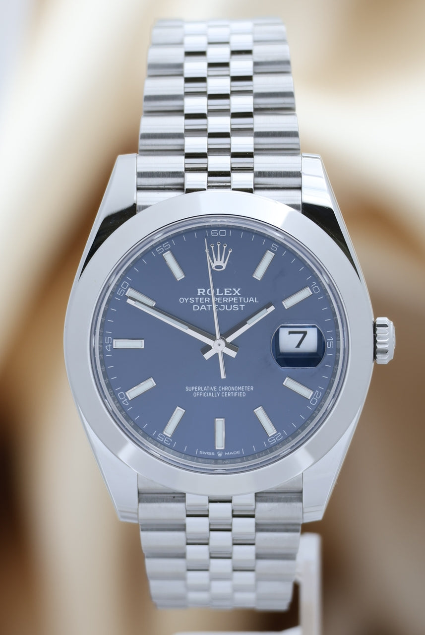 Rolex Datejust 41mm Automatik ,,Blau" Jubilee 126300 - Thumbnail