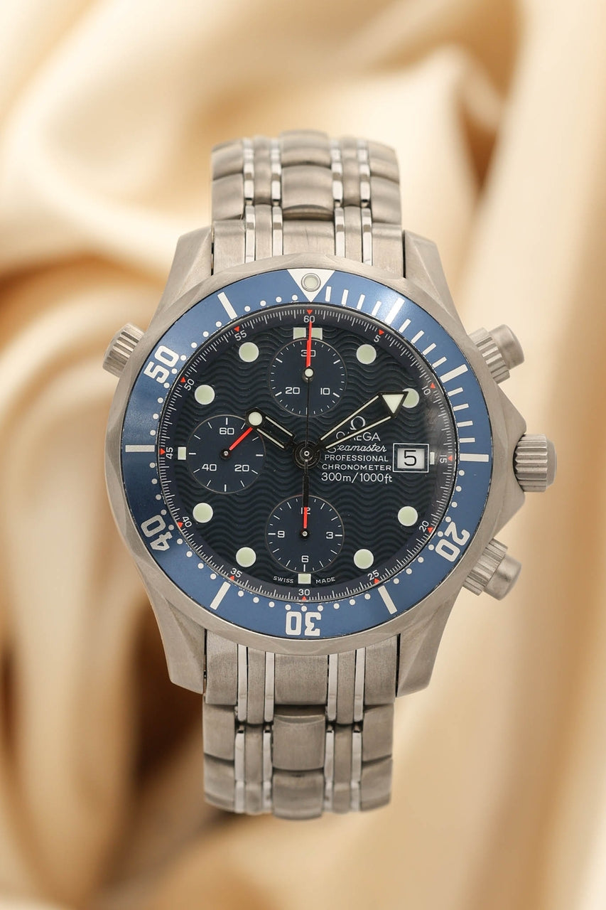 Omega Seamaster Diver 300 41,5mm Automatik Herrenuhr Titan 22988000 - Thumbnail