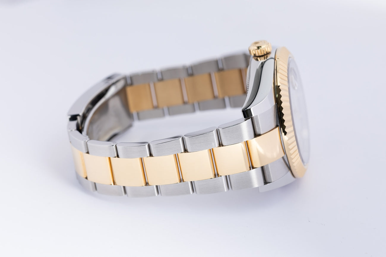 Rolex Sky-Dweller Automatik Herrenuhr Stahl/Gold Weiß 326933 - Detailansicht 6