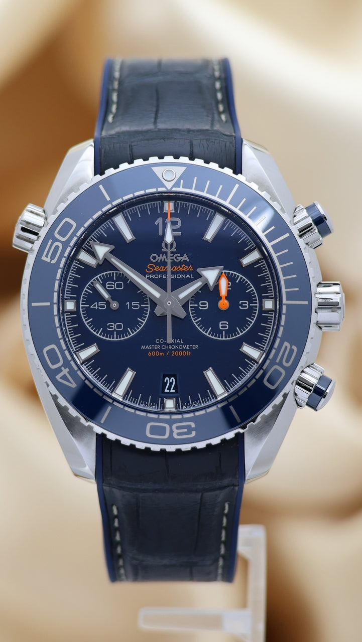 Omega Seamaster Planet Ocean Chronograph 45,5mm Blau 21533465103001 - Thumbnail