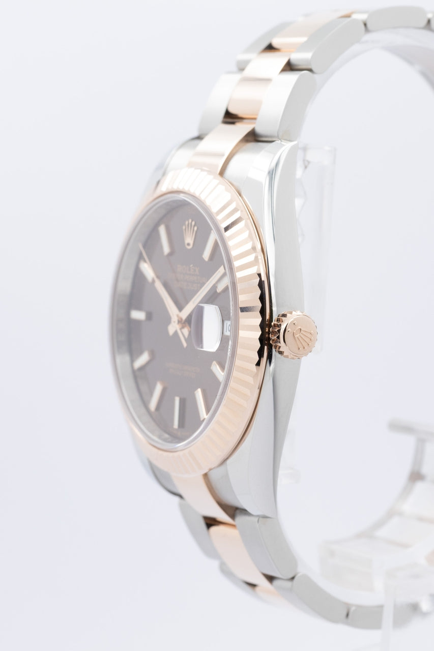 Rolex Datejust 'Chocolate Dial' 41 Automatik NEU 126331 - Detailansicht 2