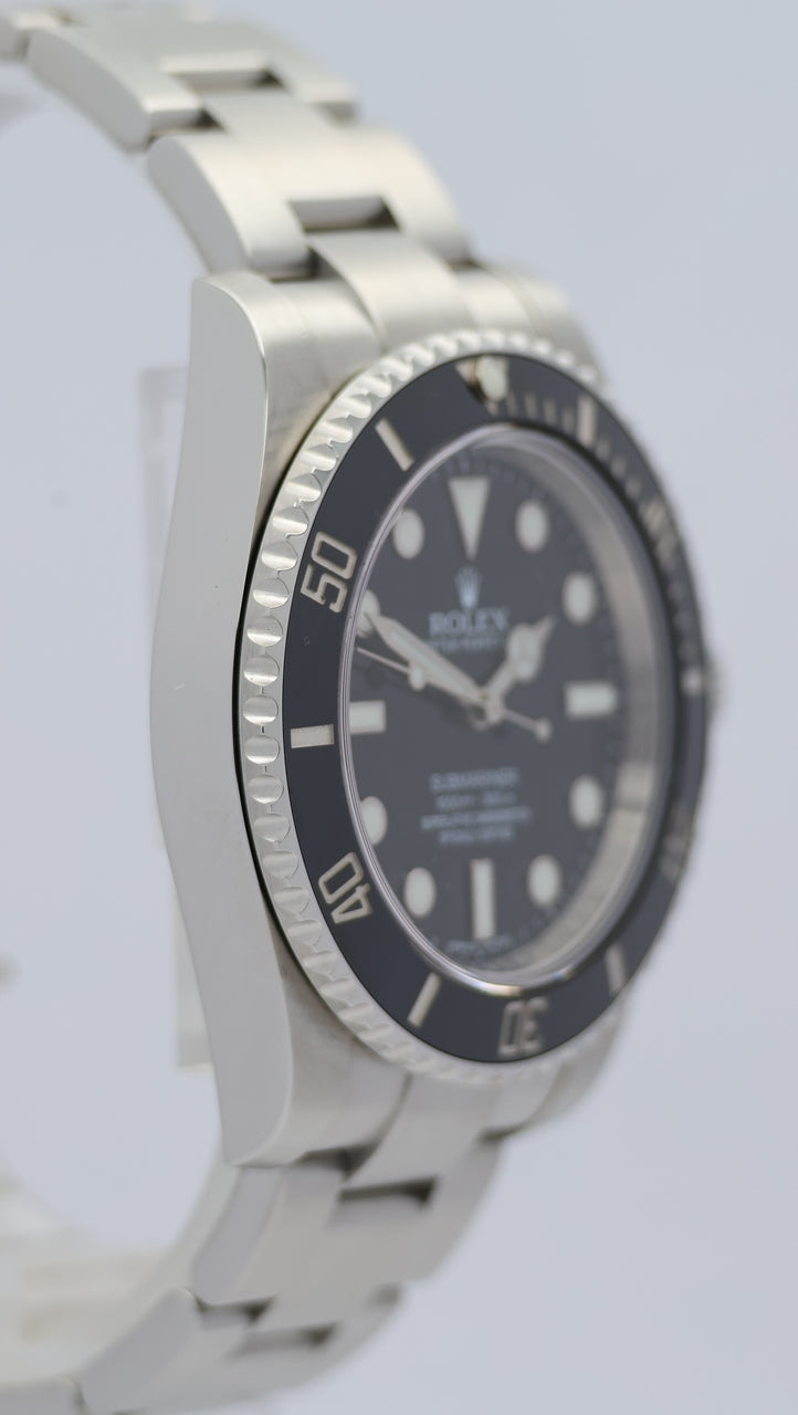 Rolex Submariner No Date 40mm Automatik Herrenuhr 114060 Box + og. Papiere