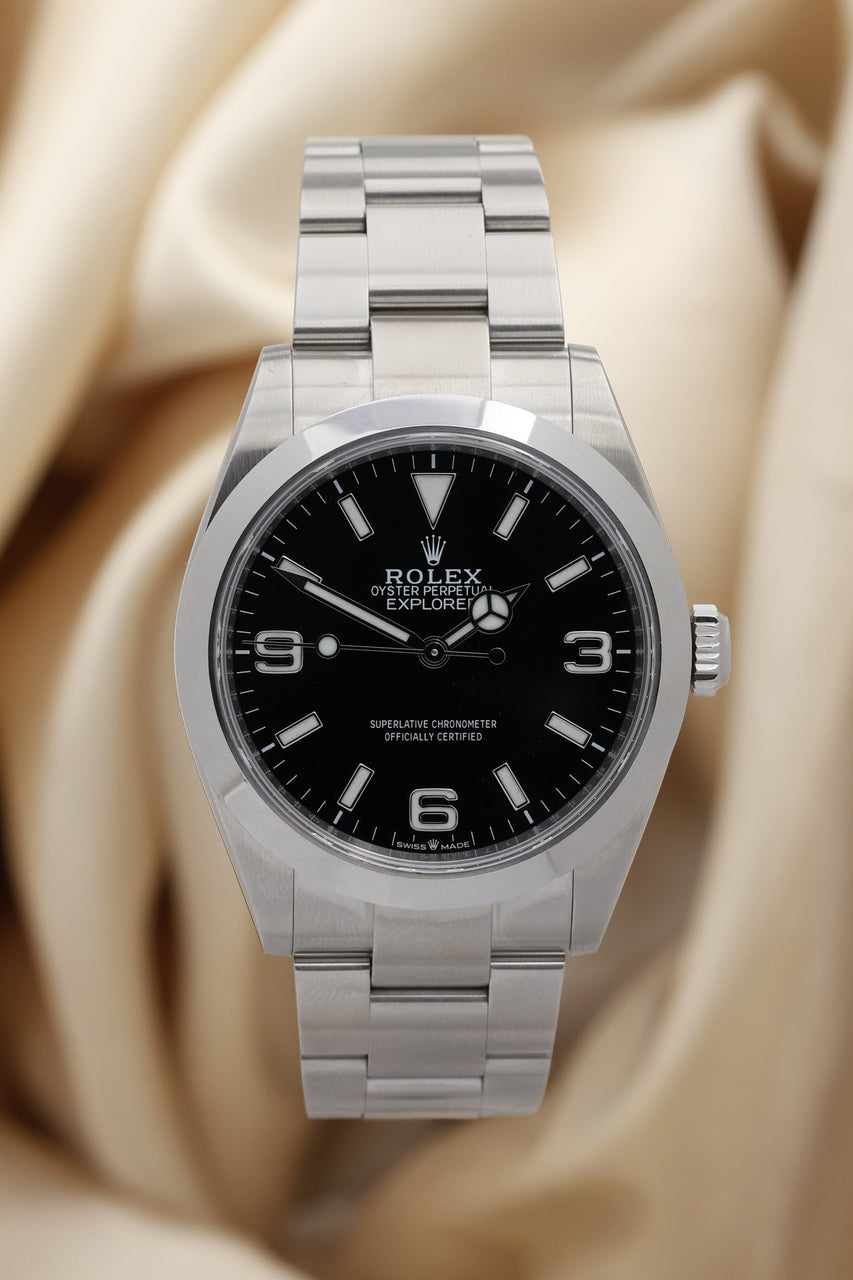 Rolex Explorer 40mm Automatik Herrenuhr 224270 - Thumbnail