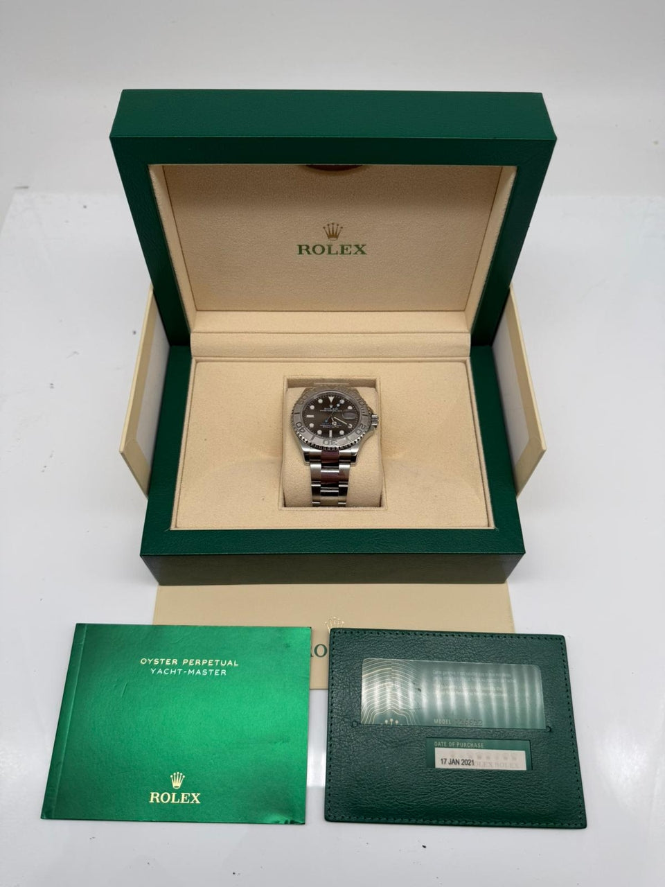 Rolex Yacht-Master Automatik Herrenuhr Stahl 40mm 126622 - Papers and documentation