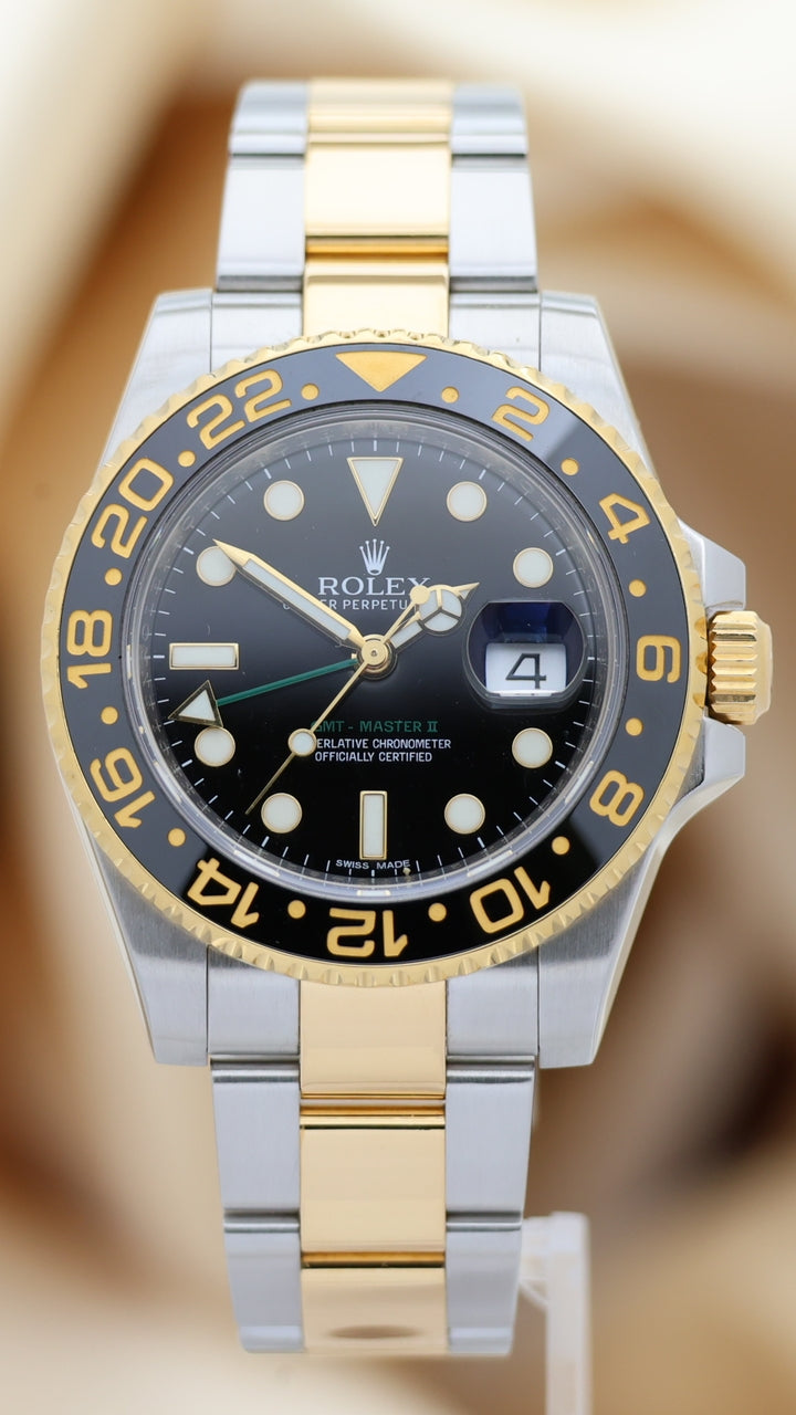 Rolex GMT-Master II Stahl/Gold LC100 116713LN - Thumbnail
