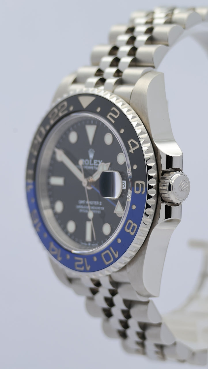 Rolex GMT-Master II "Batgirl" 40 Automatik  126710BLNR Box + og. Papiere