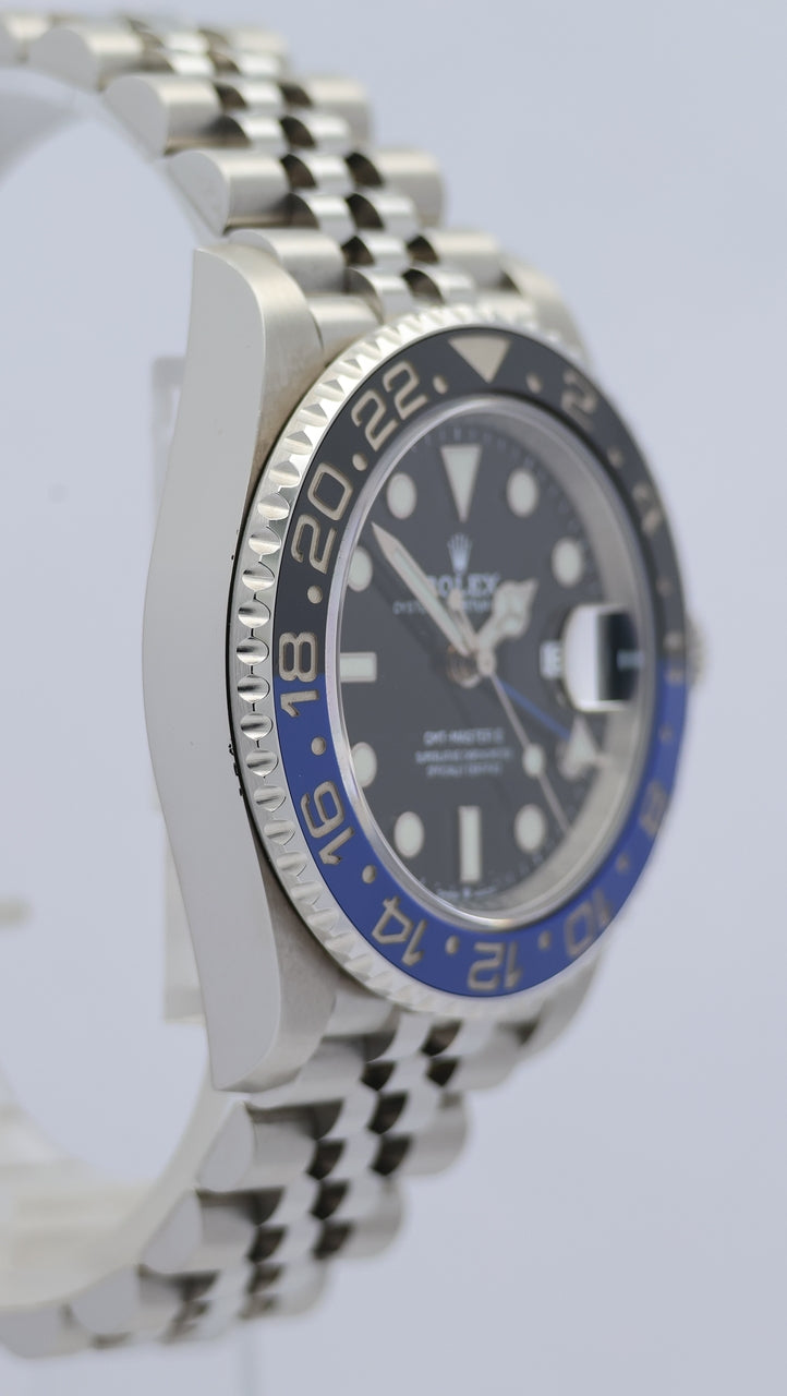 Rolex GMT-Master II "Batgirl" 40 Automatik  126710BLNR Box + og. Papiere
