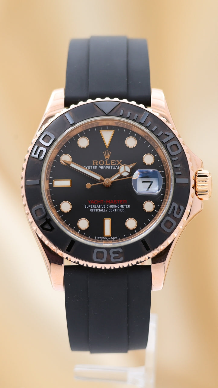 Rolex Yacht-Master Automatik Herrenuhr Oysterflex 40mm  116655 - Thumbnail