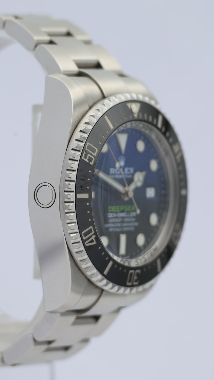 Rolex Sea-Dweller Deepsea 44mm Automatik Herrenuhr	 126660 Box + og. Papiere