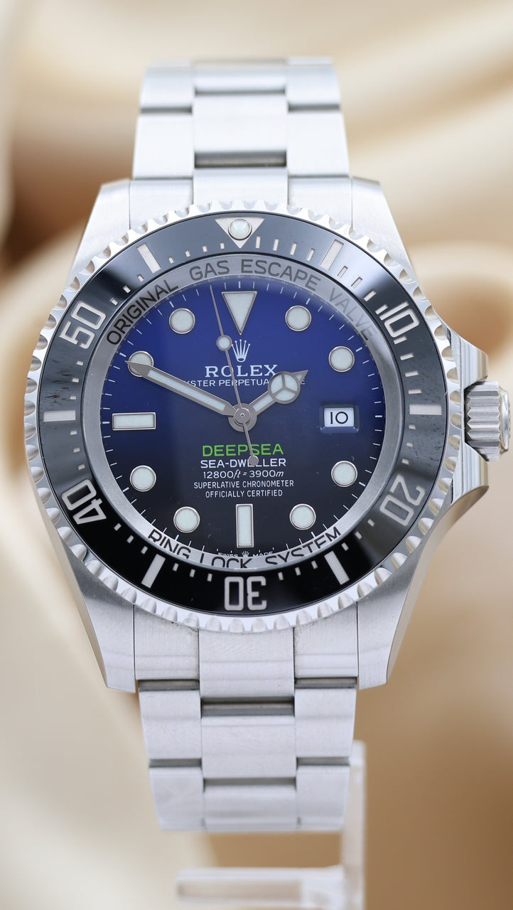 Rolex Sea-Dweller Deepsea 44mm Automatik Herrenuhr	 126660 Box + og. Papiere