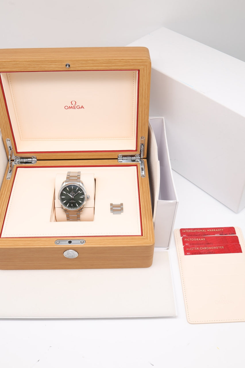 Omega Seamaster Aqua Terra 41mm Automatik Herrenuhr 22010412110001 - Papiere und oder Lieferumfang