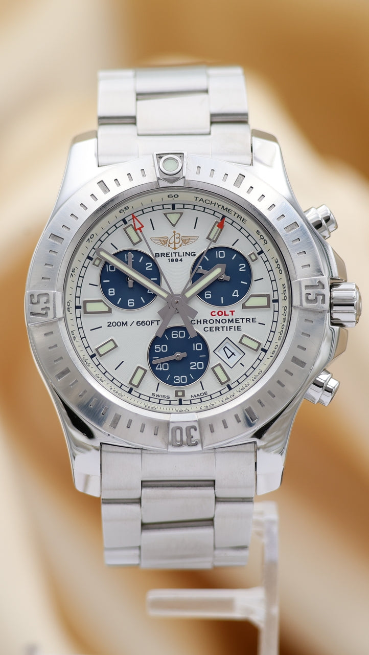 Breitling Colt Chronograph 44mm Quarz A7338811 Box + og. Papiere