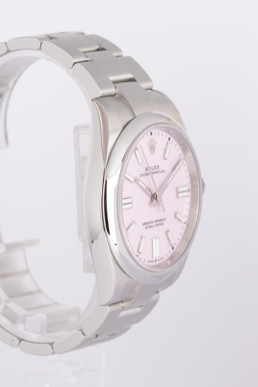 Rolex Oyster Perpetual 41 Automatik Herrenuhr "Candy Pink" 134300 - Detailansicht 1