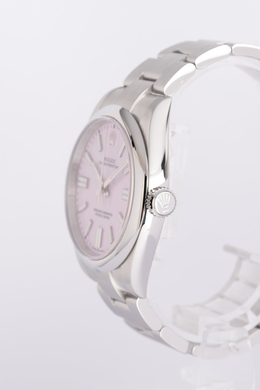 Rolex Oyster Perpetual 41 Automatik Herrenuhr "Candy Pink" 134300 - Detailansicht 2