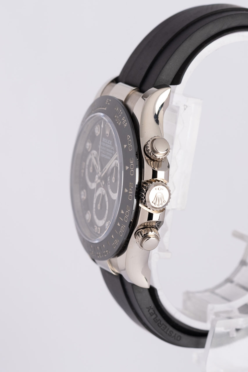 Rolex Daytona Oysterflex Diamond Weißgold 40mm 116519LN - Detailansicht 1