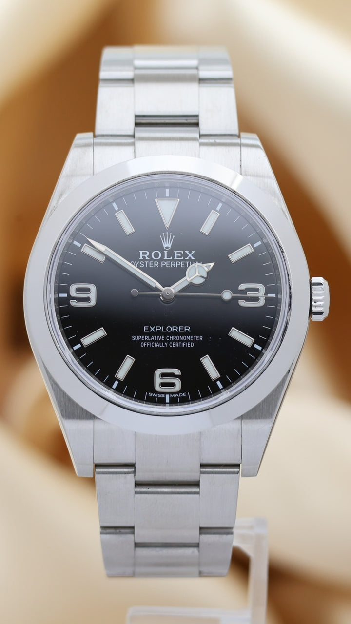Rolex Explorer I 39mm Automatik Herrenuhr 214270 - Thumbnail