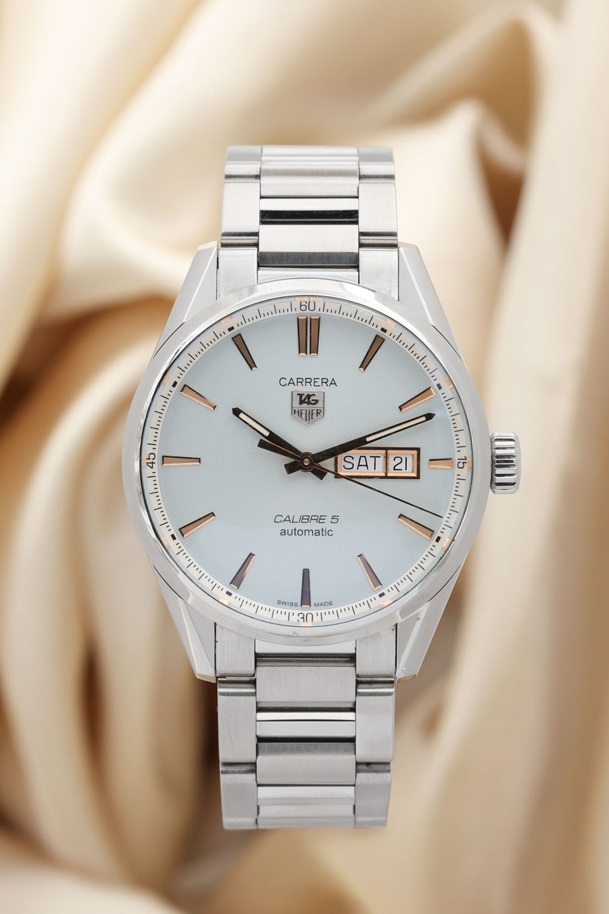 Tag Heuer Carrera Calibre 5 Automatik Mint WAR201DBA0723 - Thumbnail