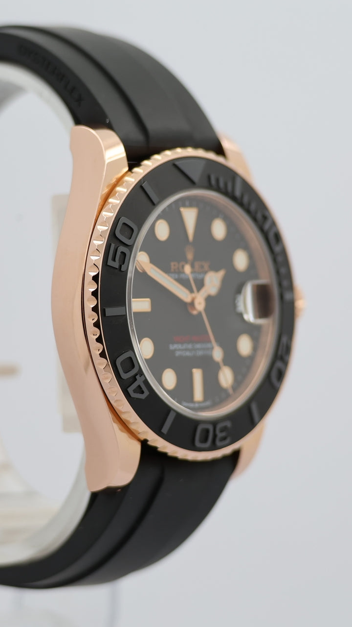 Rolex Yacht-Master Oysterflex 37mm Roségold Automatik 268655 - Detailansicht 8