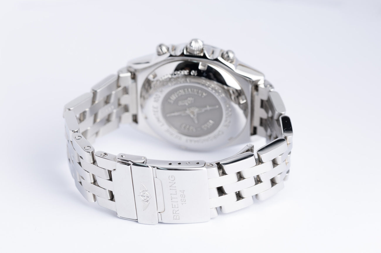Breitling Chronomat 39mm PAN Frecce Tricolori Gelb Automatik A130501 - Detailansicht 7