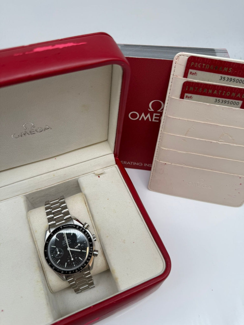 Omega Speedmaster Reduced 39mm Automatik  35395000 - Papiere und oder Lieferumfang