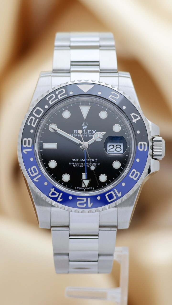 Rolex GMT-Master II 'Batman' 40mm Automatik  116710BLNR - Thumbnail