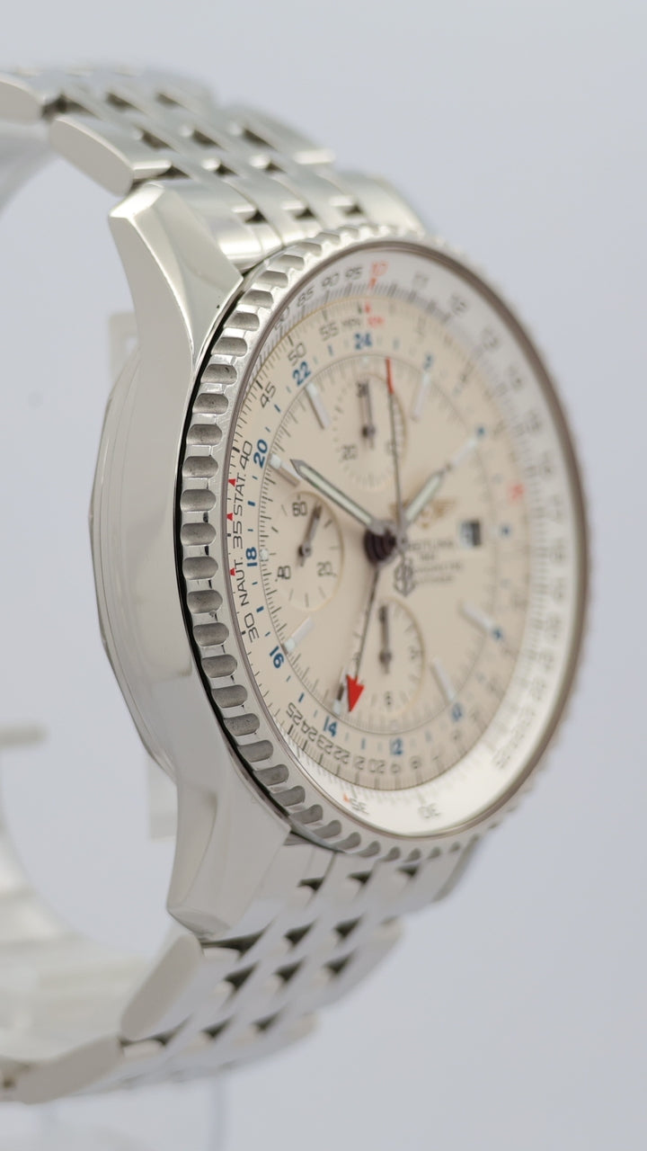 Breitling Navitimer World GMT 46mm Automatik A24322 - Detailansicht 8
