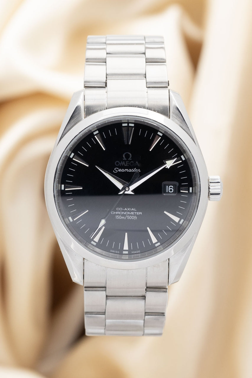 Omega Seamaster Aqua Terra Automatik 39mm Schwarz  25035000 - Thumbnail