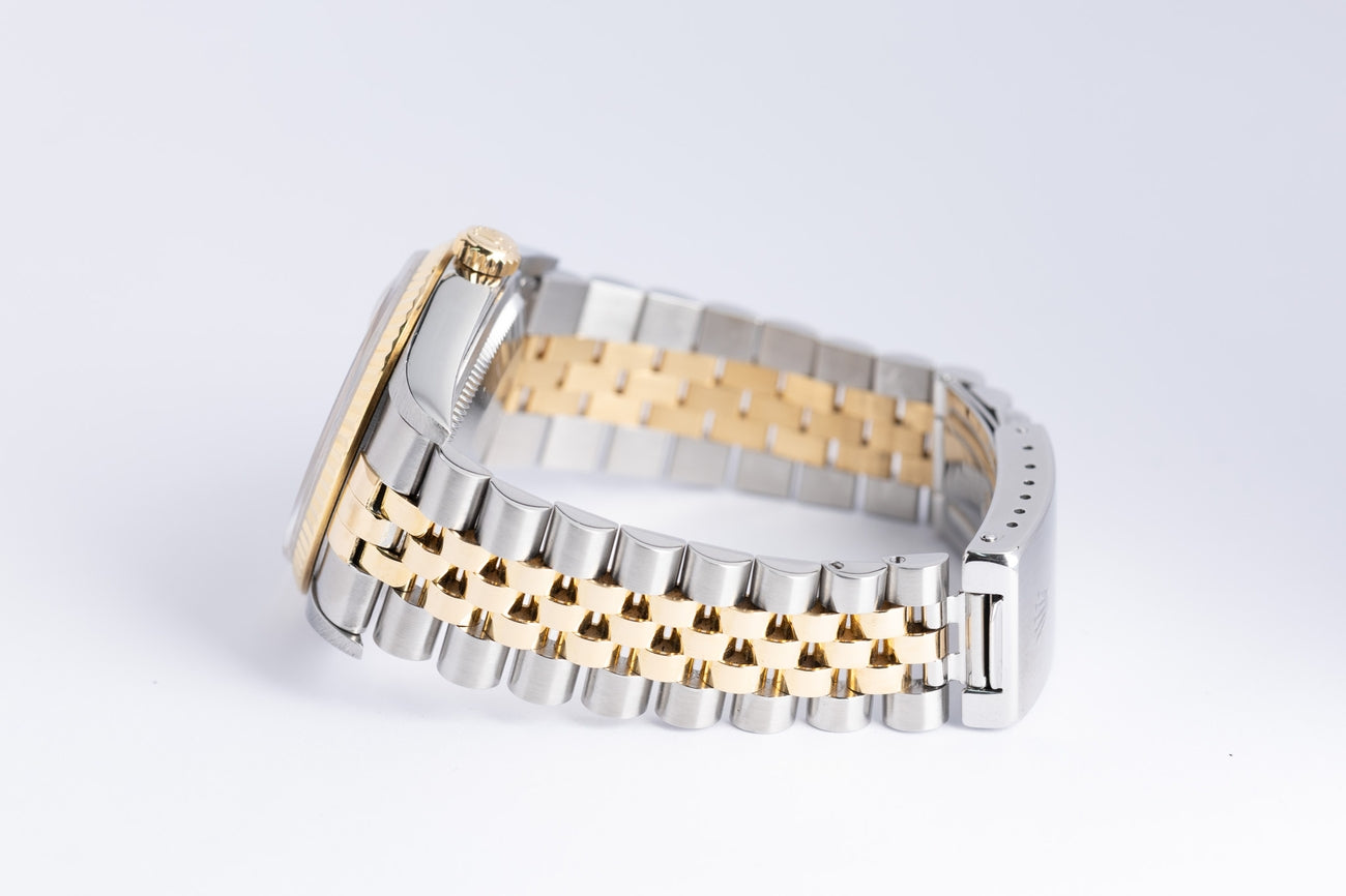Rolex Datejust Stahl/Gold Tapestry Dial 36mm Automatik 16233 - Detailansicht 5