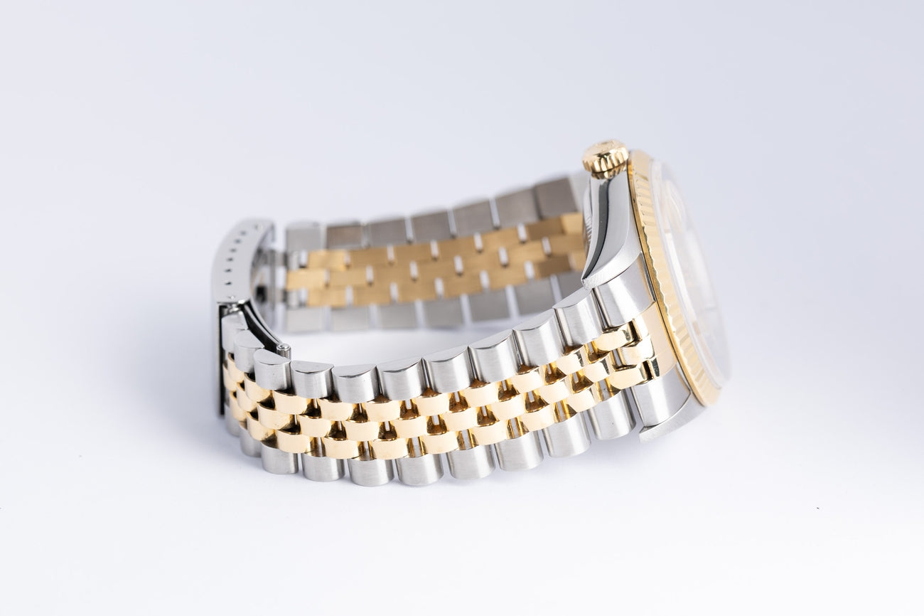 Rolex Datejust Stahl/Gold Tapestry Dial 36mm Automatik 16233 - Detailansicht 6