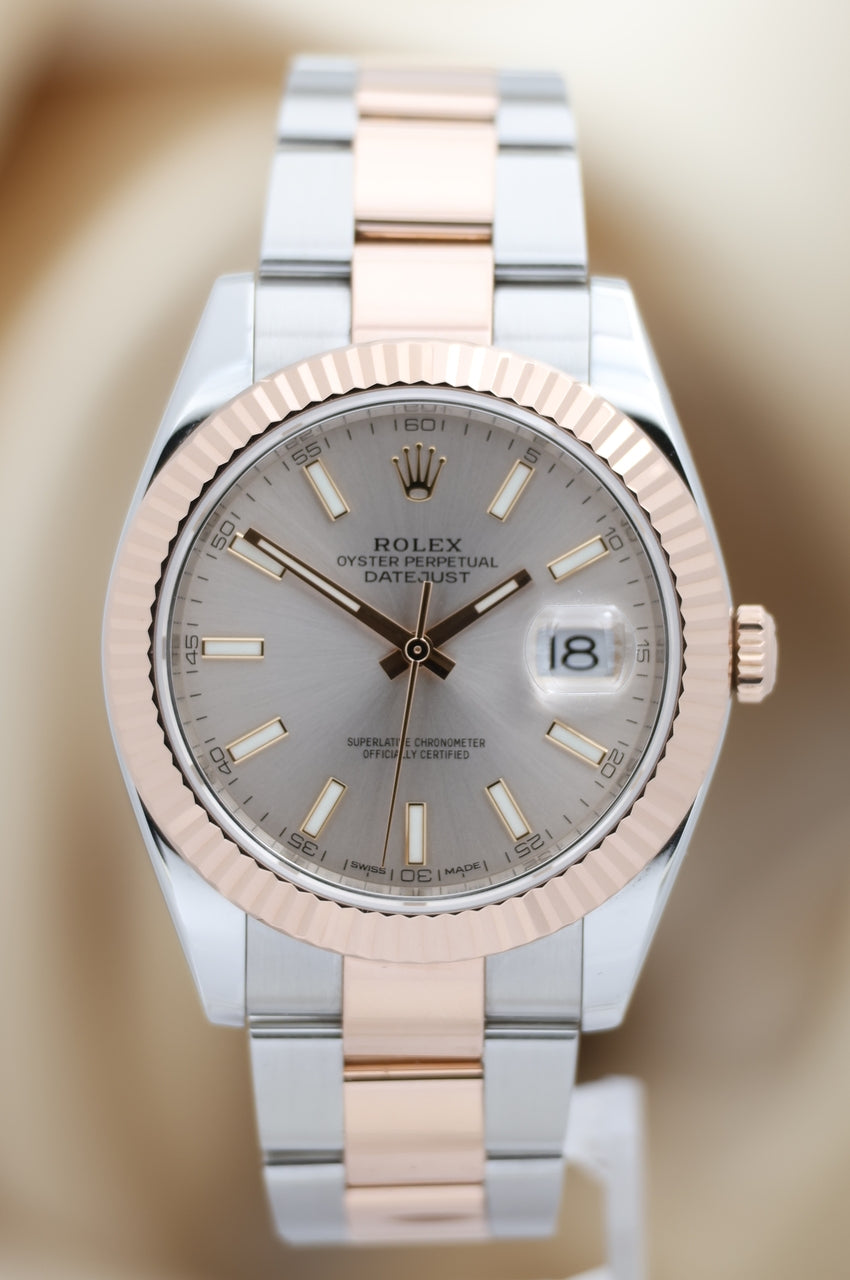 Rolex Datejust 41mm Roségold/Stahl Automatik 126331 - Thumbnail